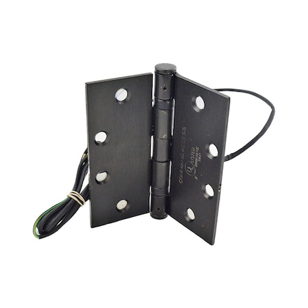 Command Access 4-1/2" x 4-1/2" Electric 8 Wire BB1279 Hinge  Steel Base US10B Oil Rubbed Bronze Finish ETH8W4545613BB79